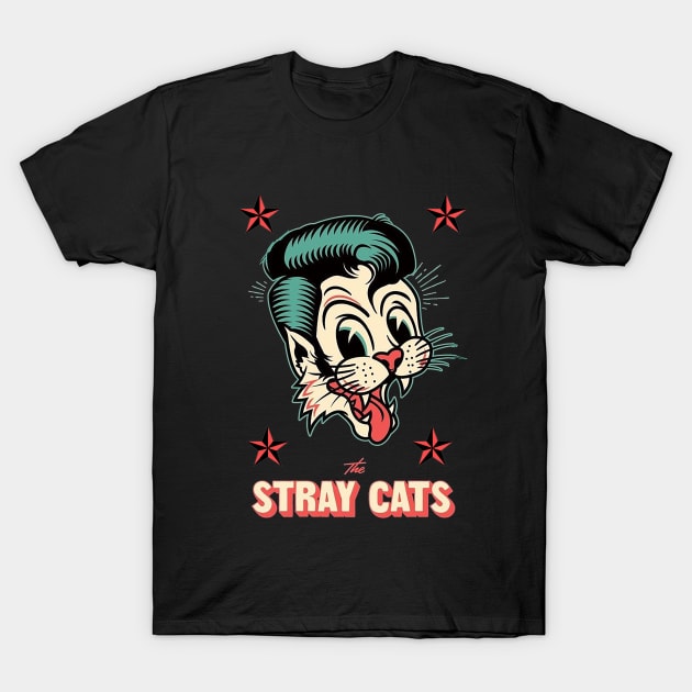 The Stray Cats T-Shirt by RobinBegins